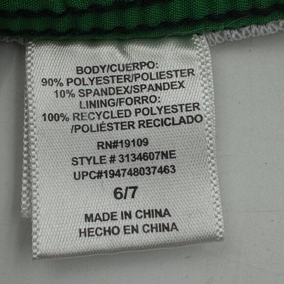 Minecraft Boys Swim Shorts Trunks Youth Small 6 7 Creeper Green Pool Mojang - Picture 7 of 9